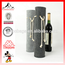 Felt Wine Tote Bottle Bag Wine Holder Gift Bag with Thick Rope